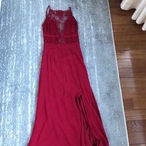 Beautiful red maxi dress